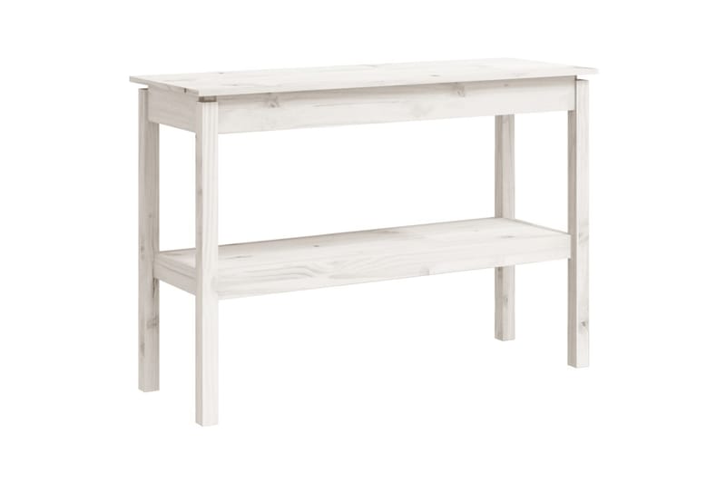 beBasic Konsollbord hvit 110x40x75 cm heltre furu - Hvit - Møbler - Bord - Avlastningsbord - Konsollbord