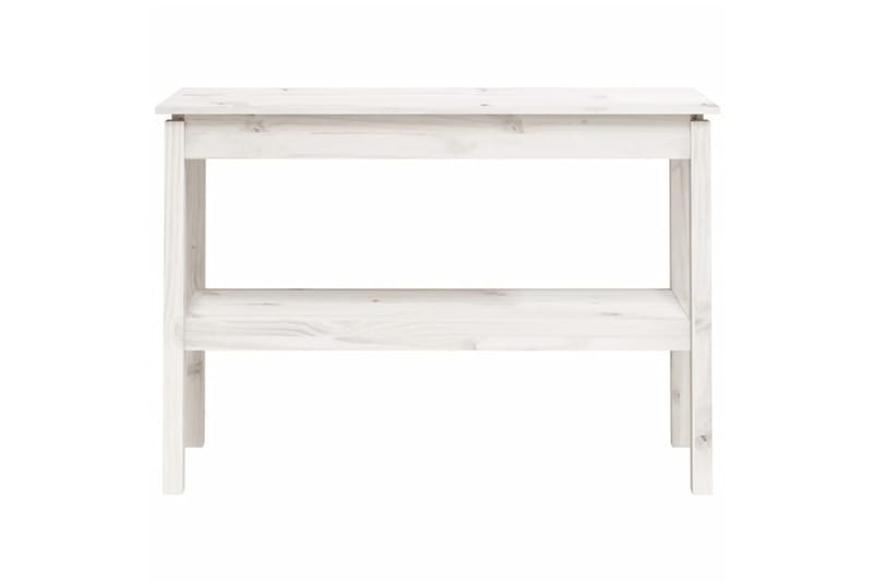 beBasic Konsollbord hvit 110x40x75 cm heltre furu - Hvit - Møbler - Bord - Avlastningsbord - Konsollbord
