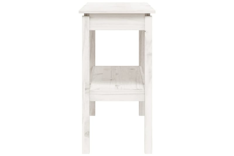 beBasic Konsollbord hvit 110x40x75 cm heltre furu - Hvit - Møbler - Bord - Avlastningsbord - Konsollbord