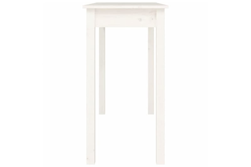 beBasic Konsollbord hvit 110x40x75 cm heltre furu - Hvit - Møbler - Bord - Avlastningsbord - Konsollbord