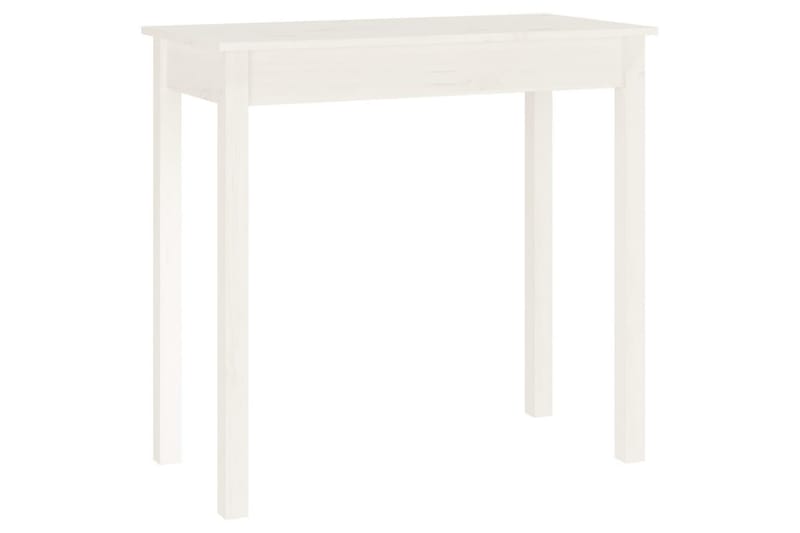 beBasic Konsollbord hvit 80x40x75 cm heltre furu - Hvit - Møbler - Bord - Avlastningsbord - Gangbord