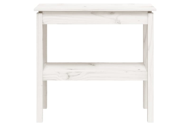 beBasic Konsollbord hvit 80x40x75 cm heltre furu - Hvit - Møbler - Bord - Avlastningsbord - Konsollbord