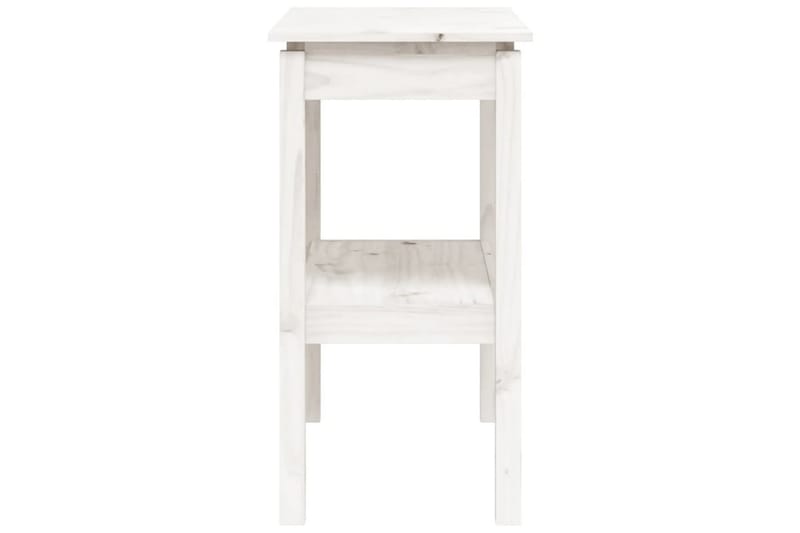 beBasic Konsollbord hvit 80x40x75 cm heltre furu - Hvit - Møbler - Bord - Avlastningsbord - Konsollbord