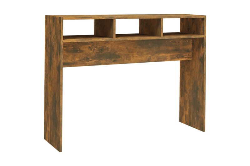 beBasic Konsollbord røkt eik 105x30x80 cm konstruert tre - Brun - Møbler - Bord - Avlastningsbord - Gangbord