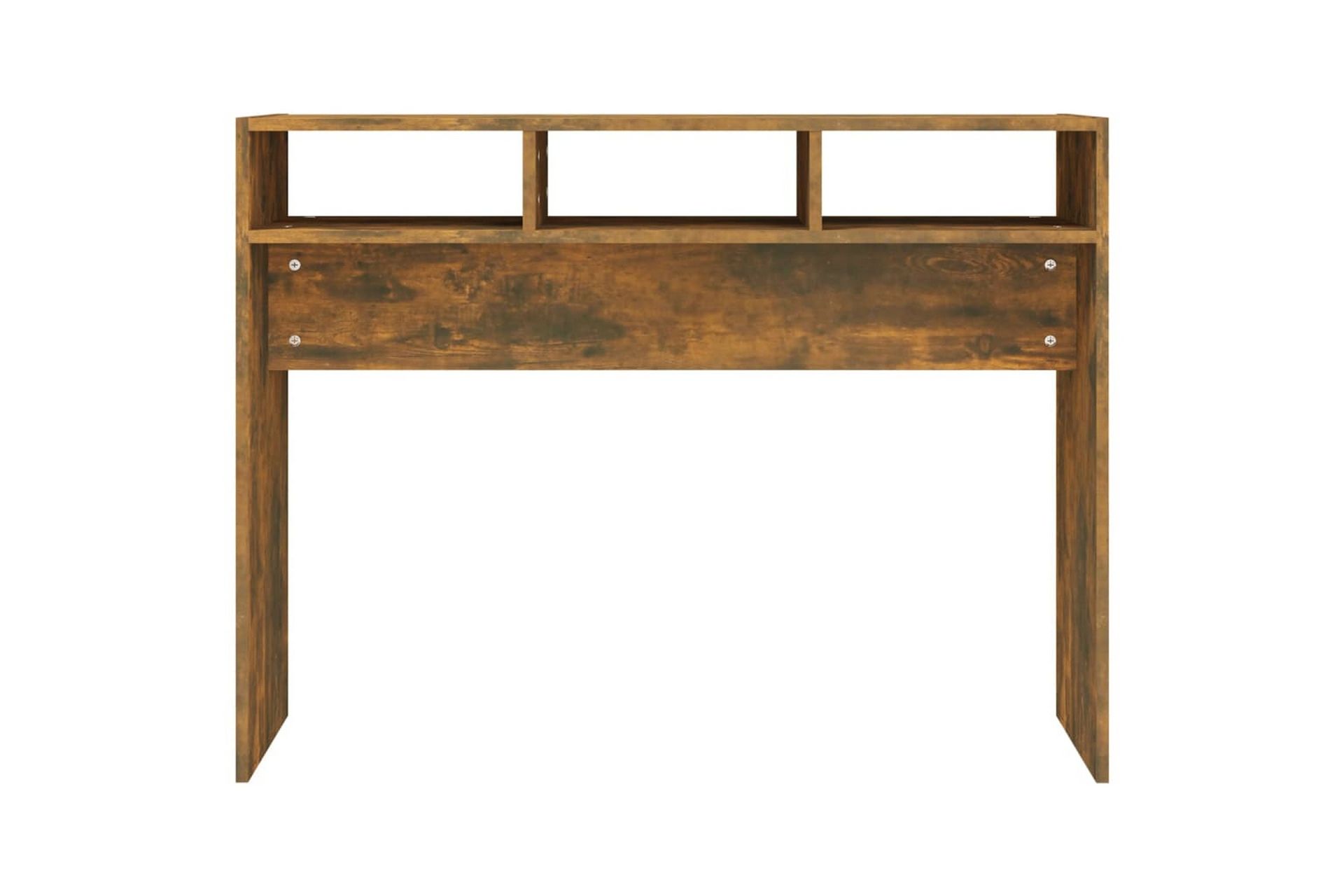 beBasic Konsollbord røkt eik 105x30x80 cm konstruert tre - Brun - Møbler - Bord - Avlastningsbord - Gangbord