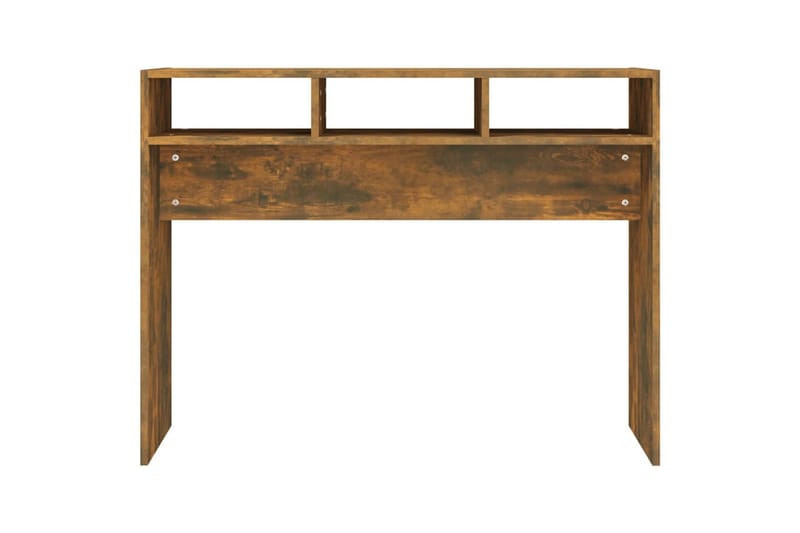 beBasic Konsollbord røkt eik 105x30x80 cm konstruert tre - Brun - Møbler - Bord - Avlastningsbord - Gangbord