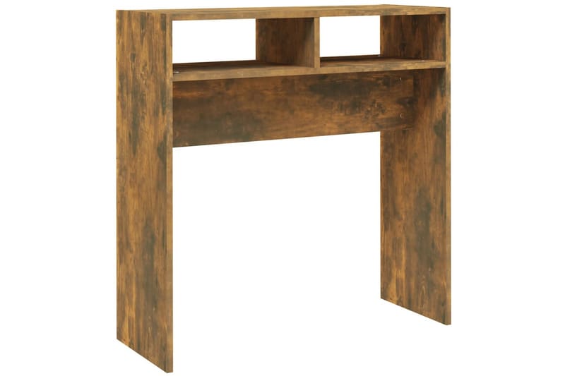 beBasic Konsollbord røkt eik 78x30x80 cm konstruert tre - Brun - Møbler - Bord - Avlastningsbord - Konsollbord