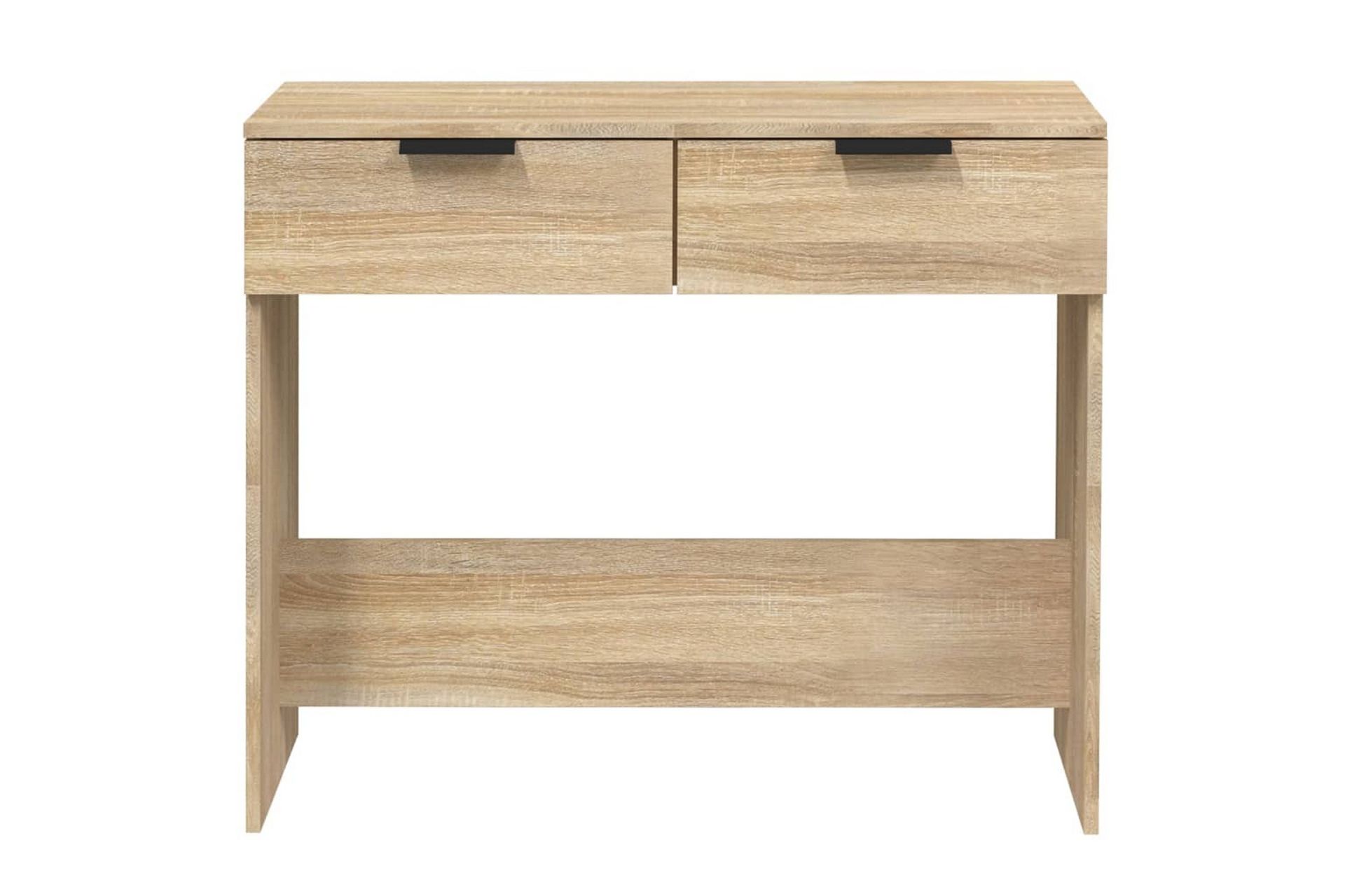 beBasic Konsollbord sonoma eik 90x36x75 cm konstruert tre - Brun - Møbler - Bord - Avlastningsbord - Konsollbord