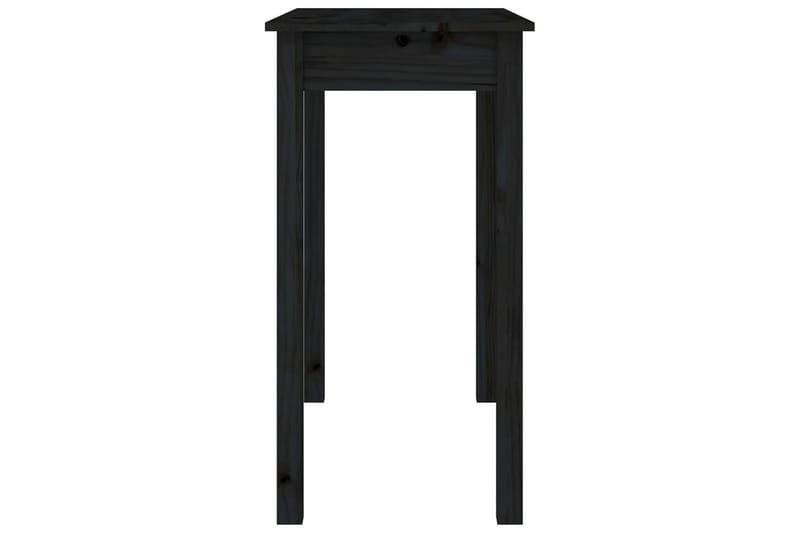 beBasic Konsollbord svart 80x40x75 cm heltre furu - Svart - Gangbord - Konsollbord