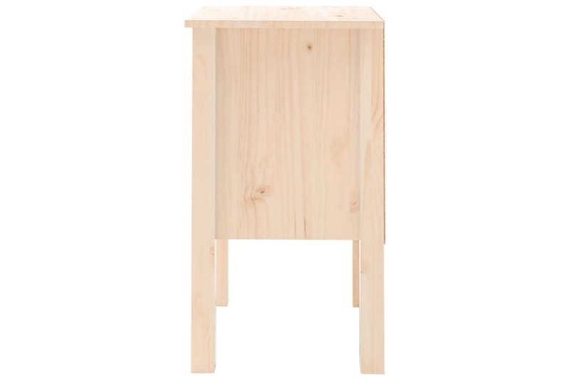 beBasic Nattbord 2 stk 40x35x61,5 heltre furu - Brun - Sengebord & nattbord