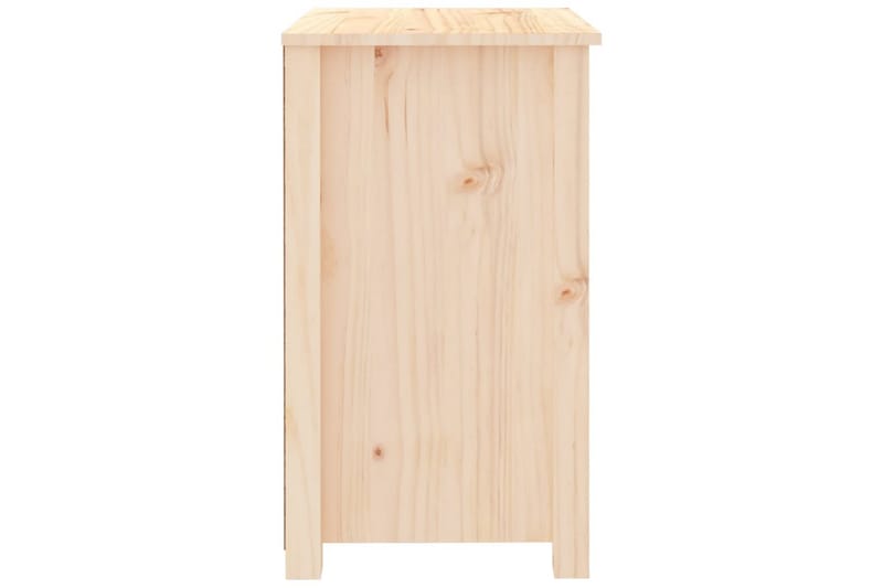 beBasic Nattbord 2 stk 50x35x61,5 heltre furu - Brun - Møbler - Bord - Avlastningsbord - Sengebord & nattbord