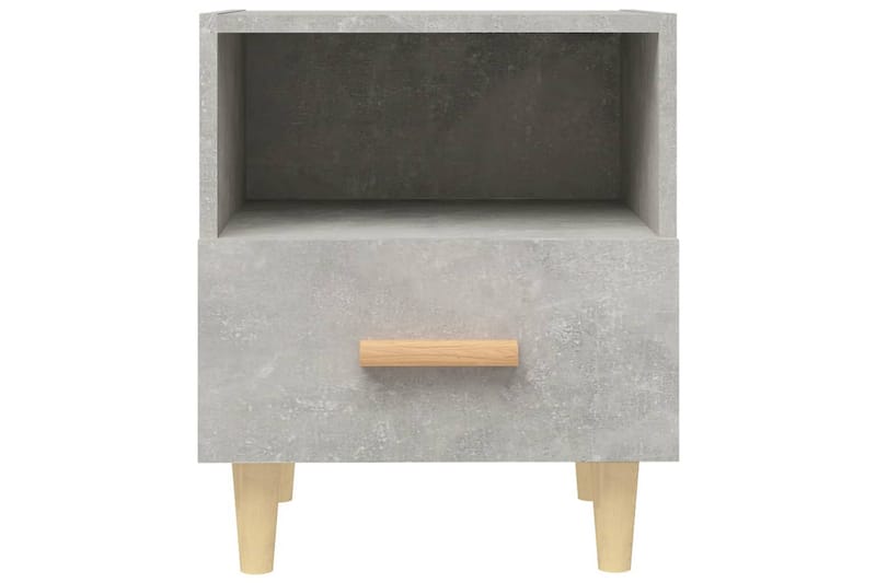 beBasic Nattbord 2 stk betonggrå 40x35x47 cm - GrÃ¥ - Møbler - Bord - Avlastningsbord - Sengebord & nattbord