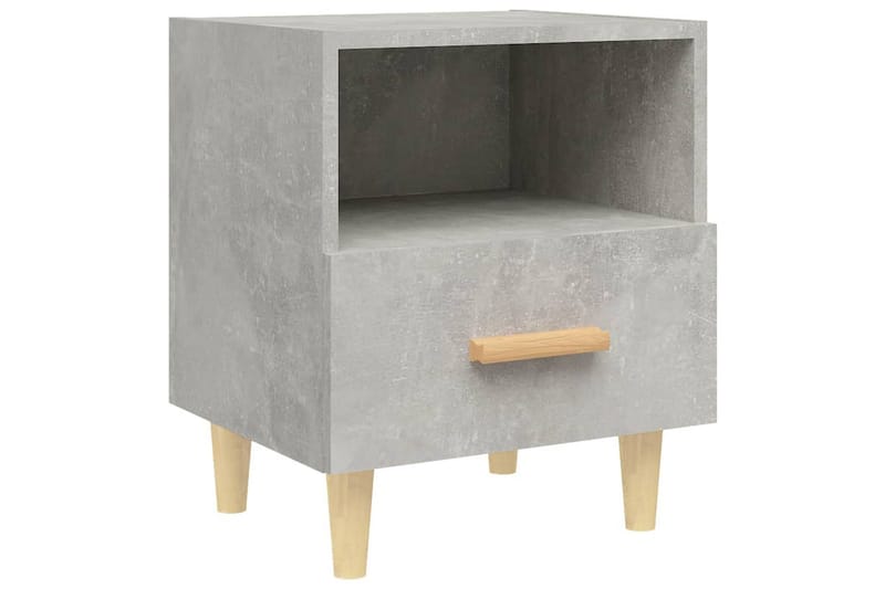 beBasic Nattbord 2 stk betonggrå 40x35x47 cm - GrÃ¥ - Møbler - Bord - Avlastningsbord - Sengebord & nattbord