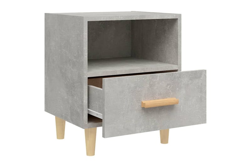 beBasic Nattbord 2 stk betonggrå 40x35x47 cm - GrÃ¥ - Møbler - Bord - Avlastningsbord - Sengebord & nattbord