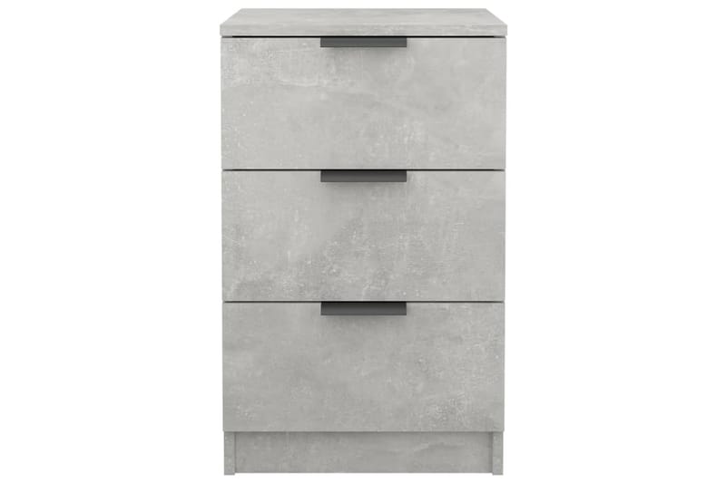 beBasic Nattbord 2 stk betonggrå 40x36x65 cm - GrÃ¥ - Møbler - Bord - Avlastningsbord - Sengebord & nattbord