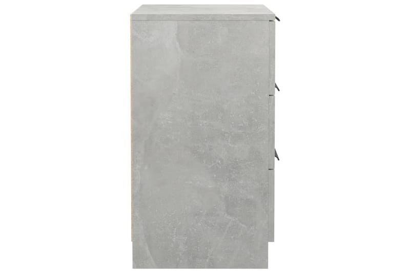 beBasic Nattbord 2 stk betonggrå 40x36x65 cm - GrÃ¥ - Møbler - Bord - Avlastningsbord - Sengebord & nattbord