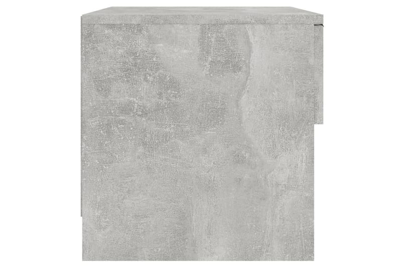 beBasic Nattbord 2 stk betonggrå konstruert tre - GrÃ¥ - Møbler - Bord - Avlastningsbord - Sengebord & nattbord