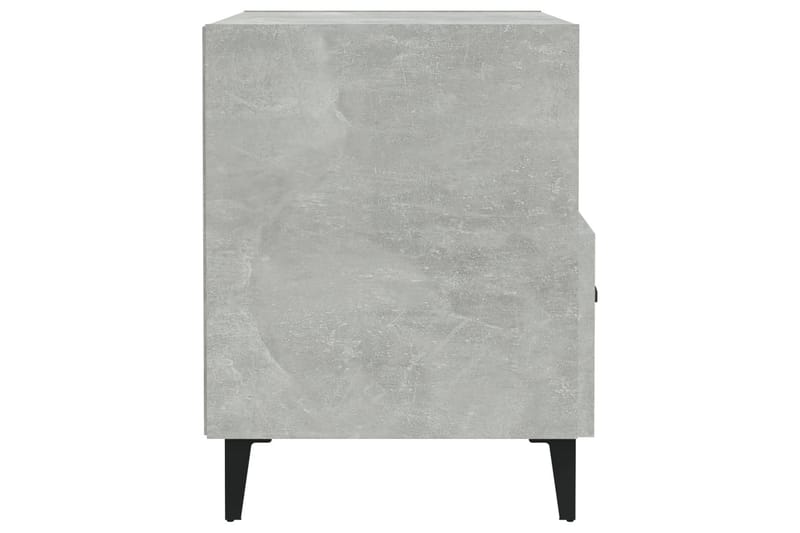 beBasic Nattbord 2 stk betonggrå konstruert tre - GrÃ¥ - Møbler - Bord - Avlastningsbord - Sengebord & nattbord