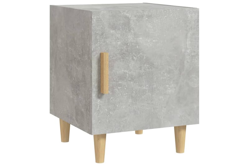 beBasic Nattbord 2 stk betonggrå konstruert tre - Gr�Ã¥ - Møbler - Bord - Avlastningsbord - Sengebord & nattbord