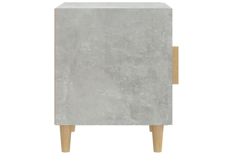 beBasic Nattbord 2 stk betonggrå konstruert tre - GrÃ¥ - Møbler - Bord - Avlastningsbord - Sengebord & nattbord
