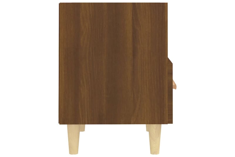 beBasic Nattbord 2 stk brun eik 40x35x47 cm - Brun - Sengebord & nattbord