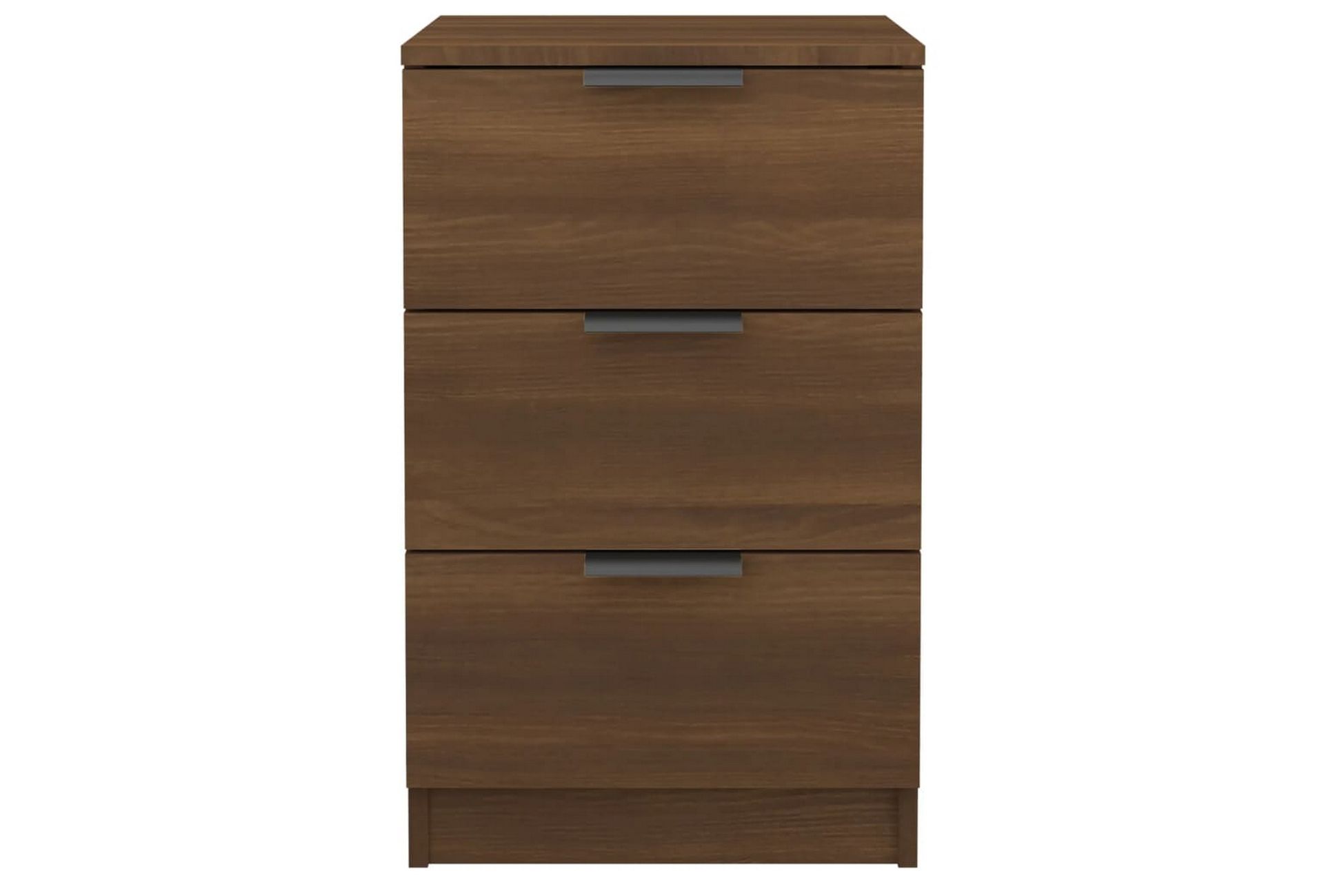 beBasic Nattbord 2 stk brun eik 40x36x65 cm - Brun - Møbler - Bord - Avlastningsbord - Sengebord & nattbord
