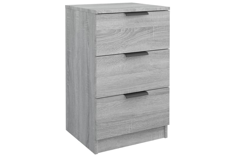 beBasic Nattbord 2 stk grå sonoma 40x36x65 cm - GrÃ¥ - Møbler - Bord - Avlastningsbord - Sengebord & nattbord