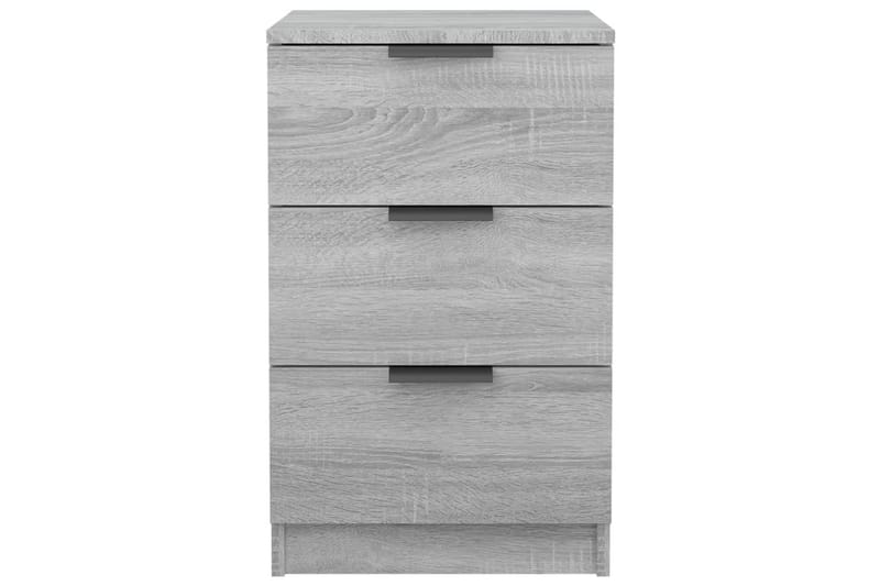 beBasic Nattbord 2 stk grå sonoma 40x36x65 cm - GrÃ¥ - Møbler - Bord - Avlastningsbord - Sengebord & nattbord