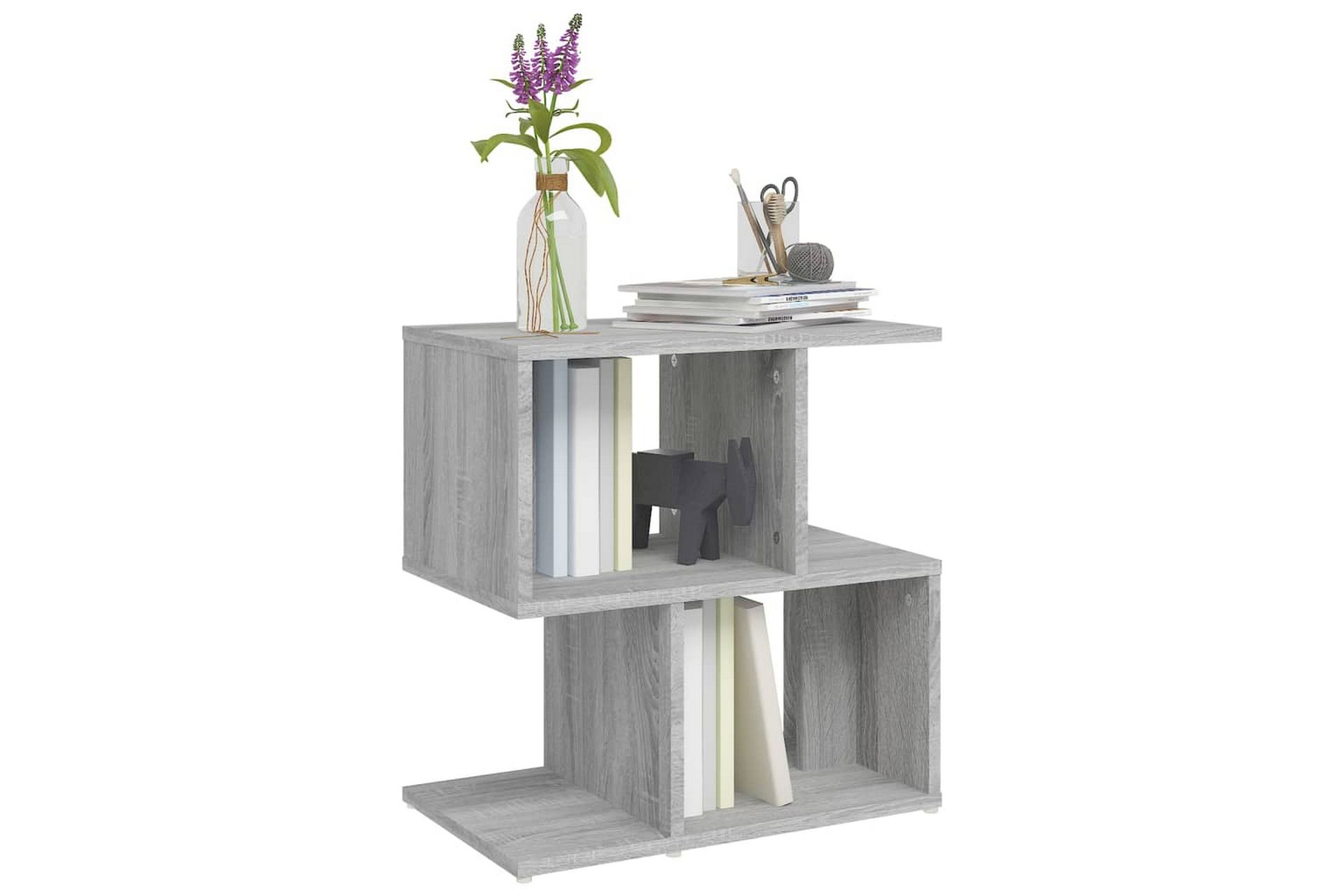 beBasic Nattbord 2 stk grå sonoma 50x30x51,5 cm konstruert tre - GrÃ¥ - Møbler - Bord - Avlastningsbord - Sengebord & nattbord