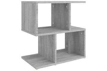 beBasic Nattbord 2 stk grå sonoma 50x30x51,5 cm konstruert tre - GrÃ¥ - Møbler - Bord - Avlastningsbord - Sengebord & nattbord