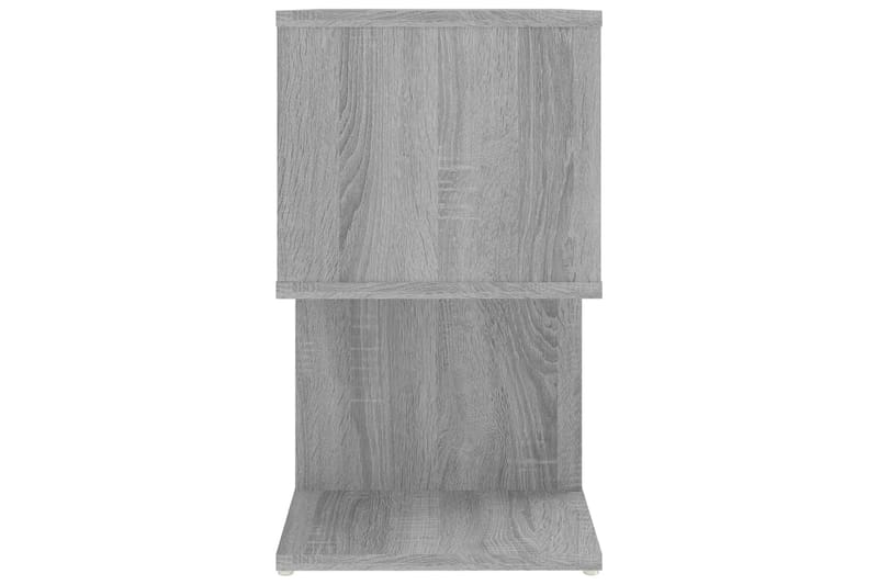 beBasic Nattbord 2 stk grå sonoma 50x30x51,5 cm konstruert tre - GrÃ¥ - Sengebord & nattbord