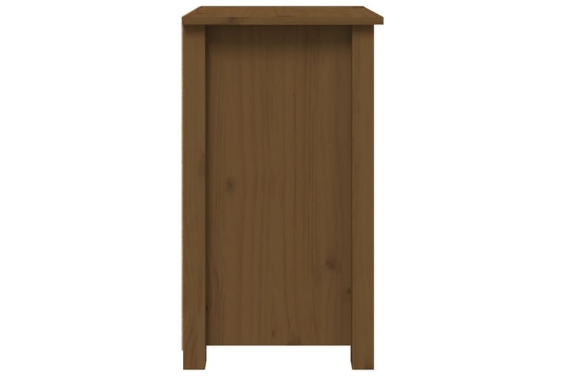 beBasic Nattbord 2 stk honningbrun 40x35x61,5 cm heltre furu - Brun - Møbler - Bord - Avlastningsbord - Sengebord & nattbord