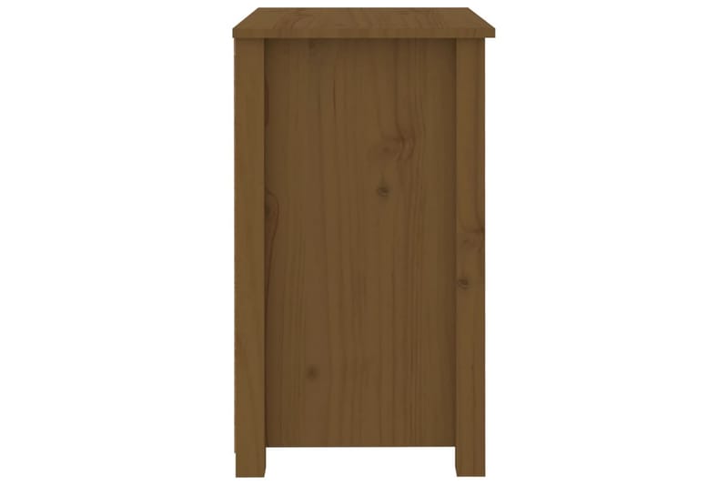 beBasic Nattbord 2 stk honningbrun 50x35x61,5 cm heltre furu - Brun - Møbler - Bord - Avlastningsbord - Sengebord & nattbord