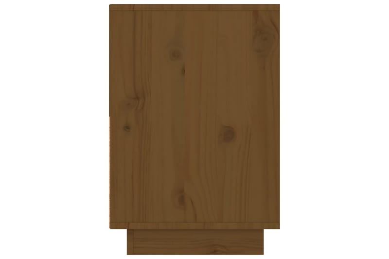beBasic Nattbord 2 stk honningbrun 60x34x51 cm heltre furu - Brun - Møbler - Bord - Avlastningsbord - Sengebord & nattbord