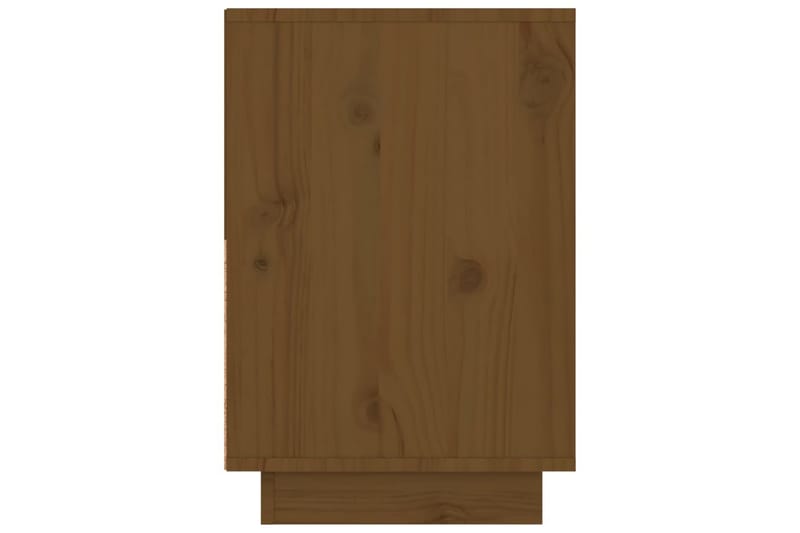 beBasic Nattbord 2 stk honningbrun 60x34x51 cm heltre furu - Brun - Sengebord & nattbord