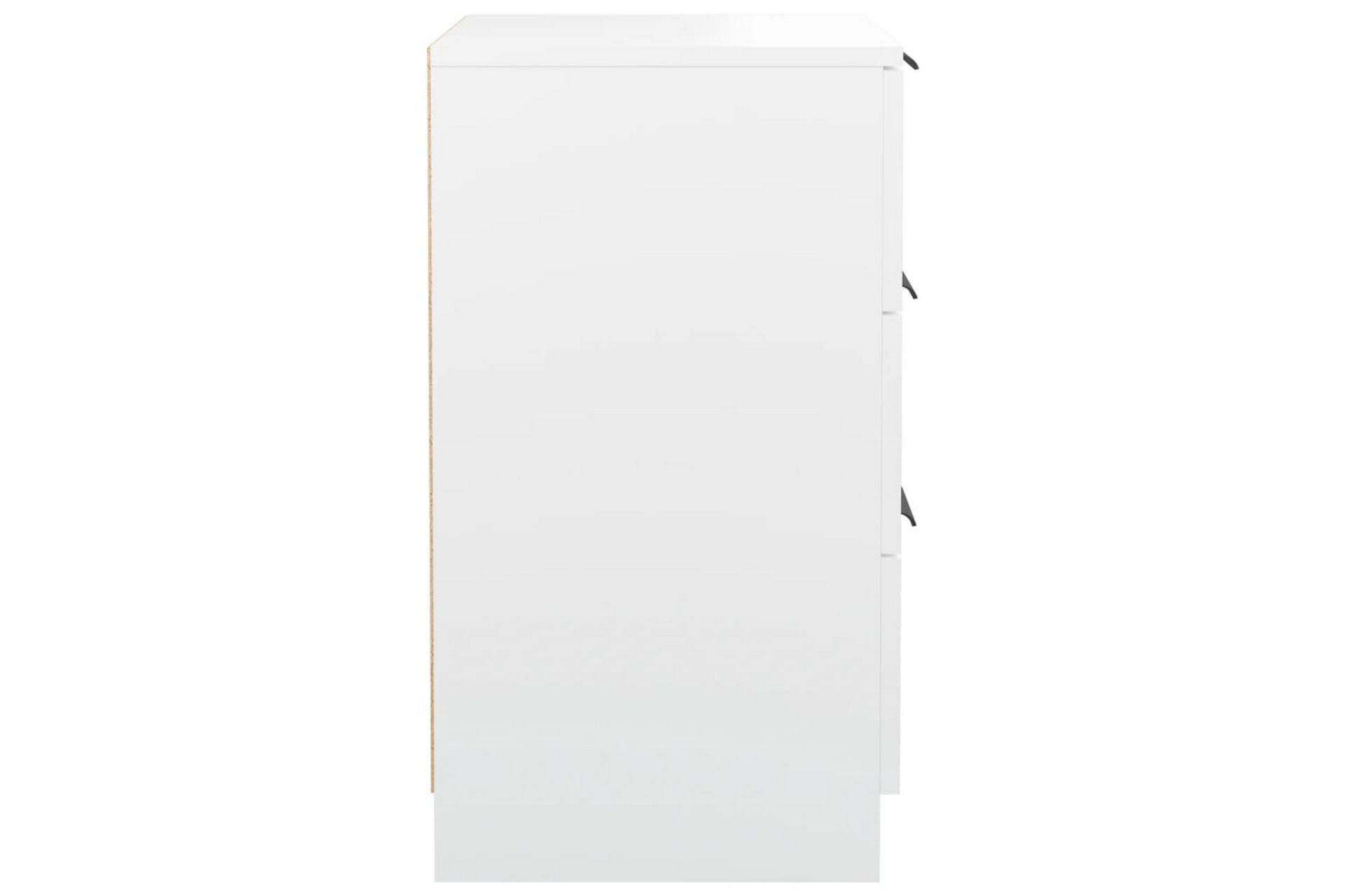 beBasic Nattbord 2 stk hvit 40x36x65 cm - Hvit - Møbler - Bord - Avlastningsbord - Sengebord & nattbord