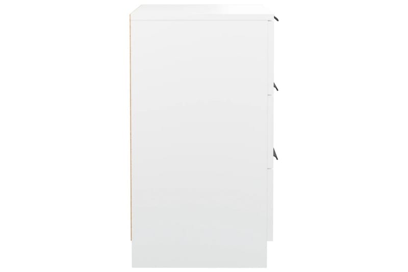 beBasic Nattbord 2 stk hvit 40x36x65 cm - Hvit - Sengebord & nattbord