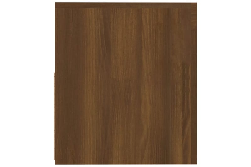 beBasic Nattbord 2 stk med LED brun eik 60x35x40 cm - Brun - Møbler - Bord - Avlastningsbord - Sengebord & nattbord