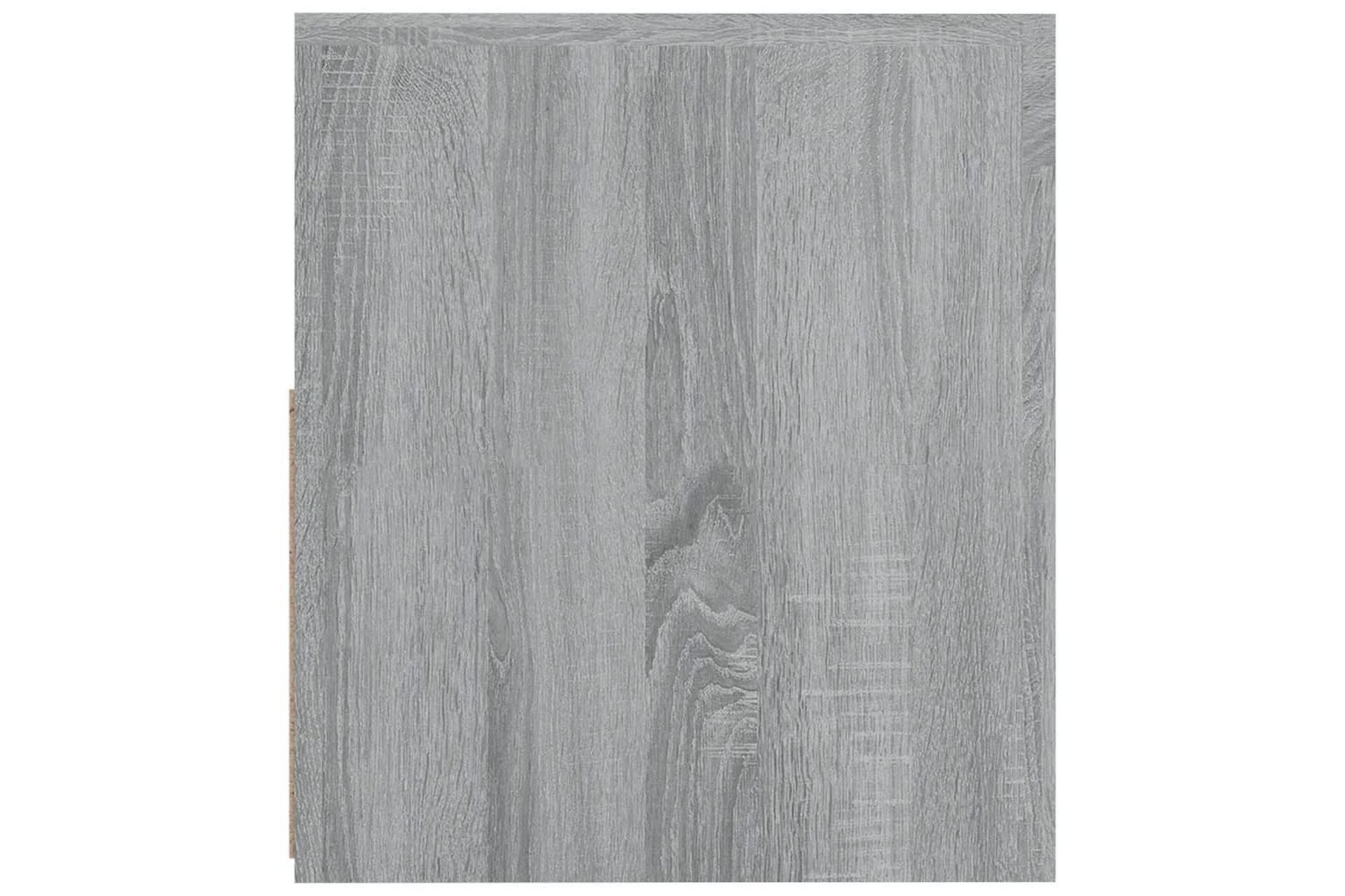 beBasic Nattbord 2 stk med LED grå sonoma 60x35x40 cm - GrÃ¥ - Møbler - Bord - Avlastningsbord - Sengebord & nattbord
