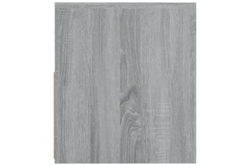beBasic Nattbord 2 stk med LED grå sonoma 60x35x40 cm - GrÃ¥ - Møbler - Bord - Avlastningsbord - Sengebord & nattbord