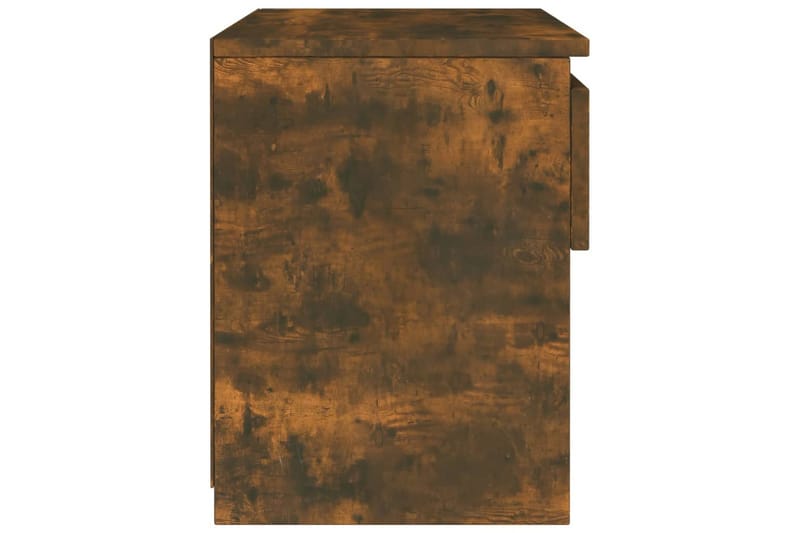 beBasic Nattbord 2 stk røkt eik 40x30x39 cm konstruert tre - Brun - Møbler - Bord - Avlastningsbord - Sengebord & nattbord