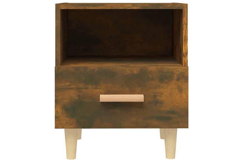 beBasic Nattbord 2 stk røkt eik 40x35x47 cm - Brun - Møbler - Bord - Avlastningsbord - Sengebord & nattbord