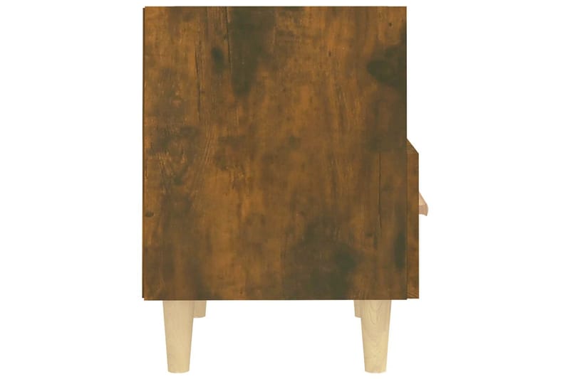 beBasic Nattbord 2 stk røkt eik 40x35x47 cm - Brun - Sengebord & nattbord