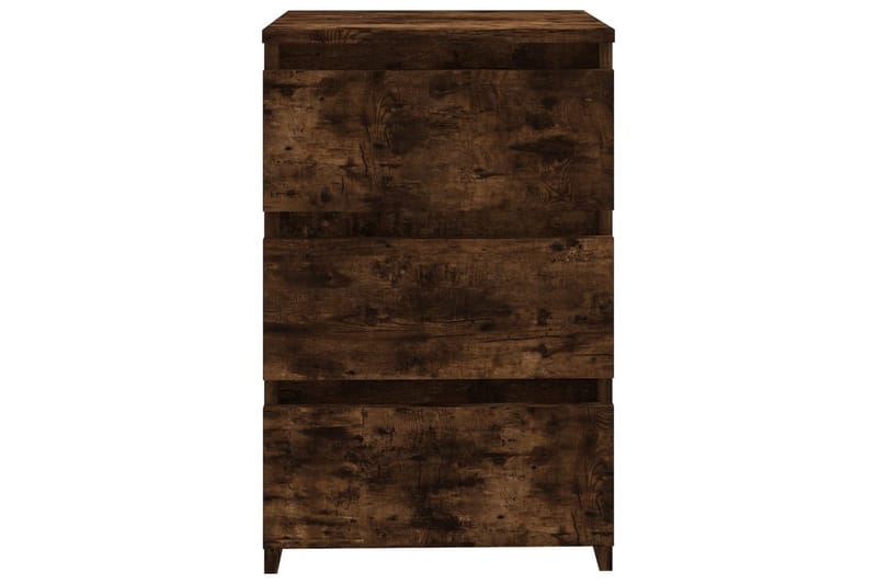 beBasic Nattbord 2 stk røkt eik 40x35x62,5 cm konstruert tre - Brun - Møbler - Bord - Avlastningsbord - Sengebord & nattbord