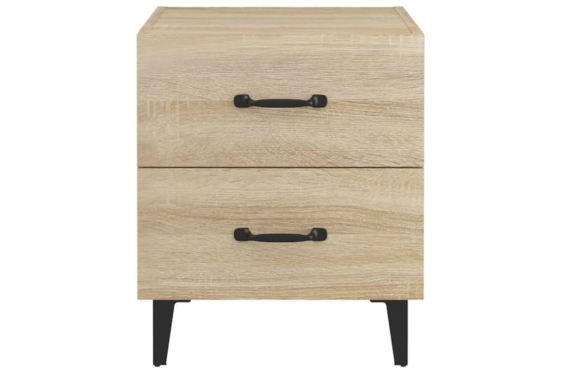 beBasic Nattbord 2 stk sonoma eik 40x35x47,5 cm - Brun - Møbler - Bord - Avlastningsbord - Sengebord & nattbord