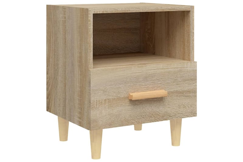 beBasic Nattbord 2 stk sonoma eik 40x35x47 cm - Brun - Møbler - Bord - Avlastningsbord - Sengebord & nattbord