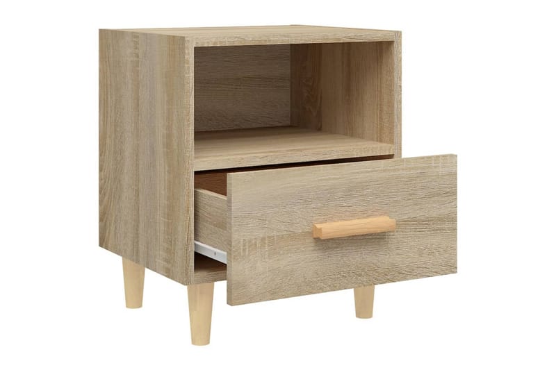 beBasic Nattbord 2 stk sonoma eik 40x35x47 cm - Brun - Møbler - Bord - Avlastningsbord - Sengebord & nattbord