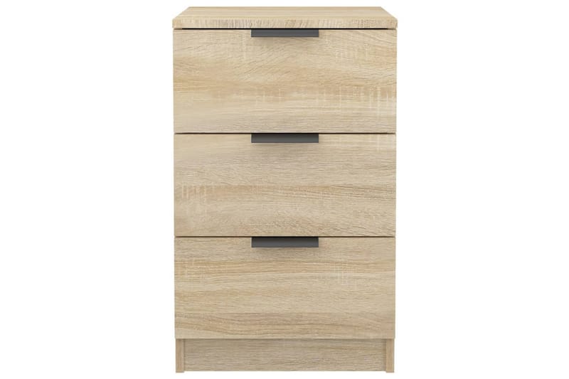beBasic Nattbord 2 stk sonoma eik 40x36x65 cm - Brun - Møbler - Bord - Avlastningsbord - Sengebord & nattbord