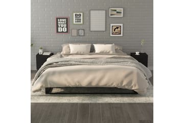 beBasic Nattbord 2 stk svart 40x35x47,5 cm - Svart - Møbler - Bord - Avlastningsbord - Sengebord & nattbord