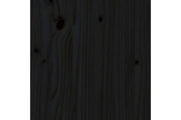 beBasic Nattbord 2 stk svart 60x34x51 heltre furu - Svart - Møbler - Bord - Avlastningsbord - Sengebord & nattbord
